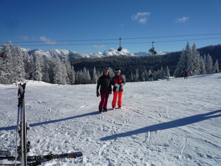 Bettina und Renate Jedinger, tolles Panorama
